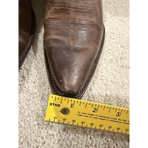 New Shyanne Tess TALL Western Boots Brown Womens SIZE 8 SNIP TOE Country Cowboy - Picture 8 of 14